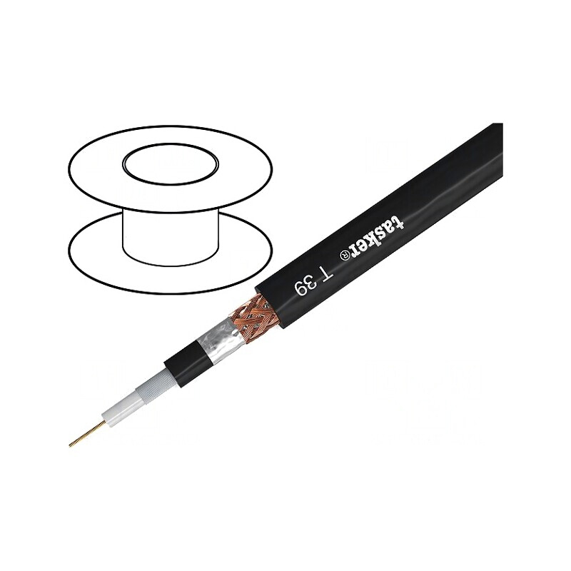 Cablu Coaxial OFC Negru 100m | Electronic-mag.ro | Componente Electronice