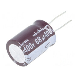 Condensator electrolitic THT 68uF 400V Ø18x25mm | Electronic-mag.ro | Componente Electronice
