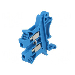 Conector Îmbinare Șine 0,2-2,5mm2 Albastru 2 Borne | Electronic-mag.ro | Componente Electronice