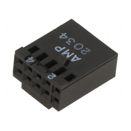 Conector Cablu-Placă Mamă 10P 2,54mm AMPMODU MOD IV | Electronic-mag.ro | Componente Electronice