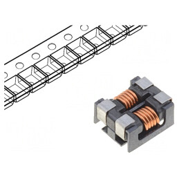 Filtru: anti-interferenţe; R: 4mΩ; SMD; 10A; 50VDC; Rbobină: 4mΩ