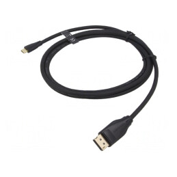 Cablu USB 2.0 USB A la USB C 1m Negru | Electronic-mag.ro | Componente Electronice