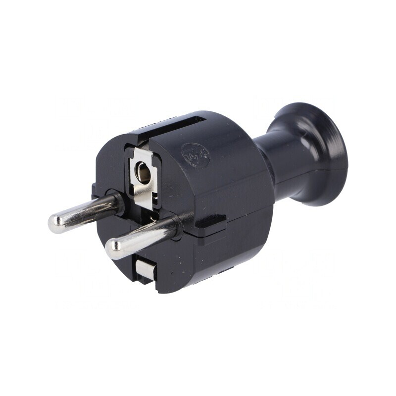 Conector Alimentare AC 230VAC 16A Negru | Electronic-mag.ro | Componente Electronice