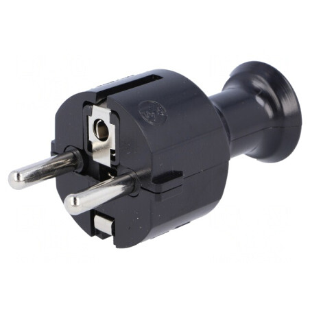 Conector Alimentare AC 230VAC 16A Negru | Electronic-mag.ro | Componente Electronice