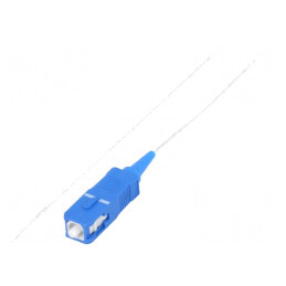 Cablul de fibră optică SC/UPC 3m LSZH alb
