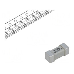 Siguranţă: siguranţă; întârziere; 2A; 250VAC; 250V; SMD; ceramică