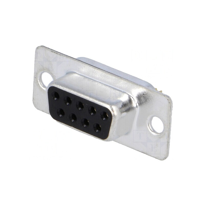D-Sub 9-PIN Mufă Mamă pe Cablu Aurită | Electronic-mag.ro | Componente Electronice