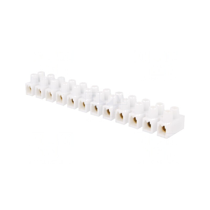 Regletă de Conexiuni Terminal cu Șurub Albă 16mm2 400V 76A | Electronic-mag.ro | Componente Electronice Regletă de Conexiuni Terminal cu Șurub Albă 16mm2 400V 76A | Electronic-mag.ro | Componente Electronice