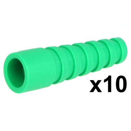 Manşon RG58 Verde pentru Mufe BNC - Set 10 Buc. | Electronic-mag.ro | Componente Electronice