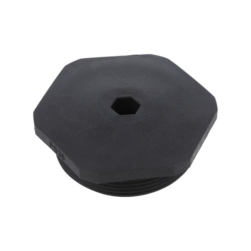 Capac de protecție negru PG36 IP54 poliamidă | Electronic-mag.ro | Componente Electronice