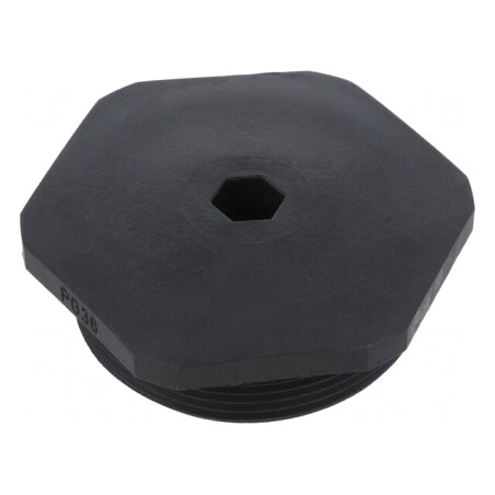 Capac de protecție negru PG36 IP54 poliamidă | Electronic-mag.ro | Componente Electronice