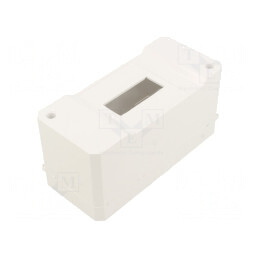 Carcasă pentru aparatură modulară IP30 albă 3 module | Electronic-mag.ro | Componente Electronice
