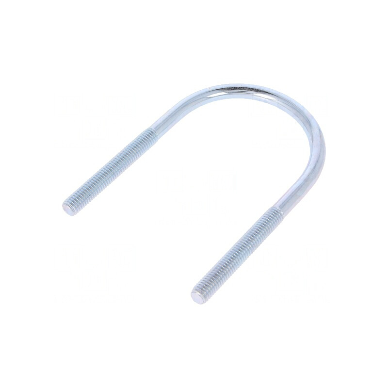 Bridă tip U oțel zinc filet 53mm latime 61mm | Electronic-mag.ro | Componente Electronice