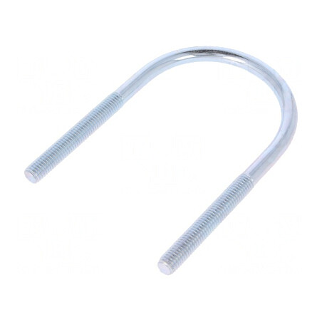 Bridă tip U oțel zinc filet 53mm latime 61mm | Electronic-mag.ro | Componente Electronice