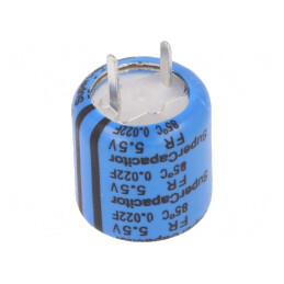 Supercondensator THT 0,022F 5,5V 5,08mm | Electronic-mag.ro | Componente Electronice