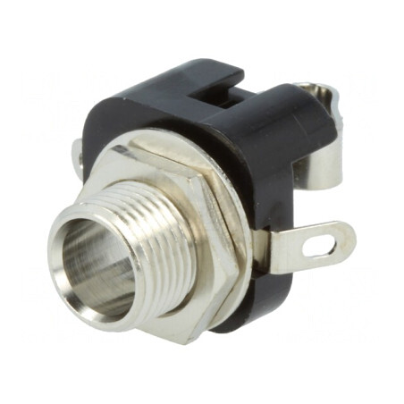 Soclu Jack 6,3mm Mamă Mono pentru Lipire | Electronic-mag.ro | Componente Electronice