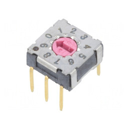 Întrerupător Codificare DEC/BCD THT 10 Poziții | Electronic-mag.ro | Componente Electronice