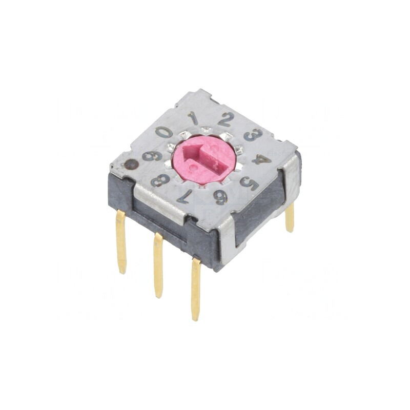 Întrerupător Codificare DEC/BCD THT 10 Poziții | Electronic-mag.ro | Componente Electronice