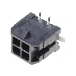 Soclu cablu-placă Micro-Fit 3.0 3mm 4 PIN SMT 5A 600V | Electronic-mag.ro | Componente Electronice