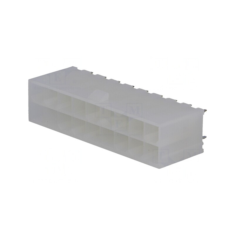 Conector Mini-Fit Jr 4.2mm 18 PIN THT 9A Drept | Electronic-mag.ro | Componente Electronice