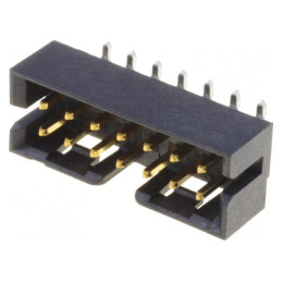 Conector PCB-cablu 2mm 14 pini aurit SMT | Electronic-mag.ro | Componente Electronice