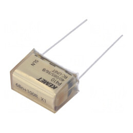 Condensator de hârtie X1 68nF 300VAC THT 20,3mm | Electronic-mag.ro | Componente Electronice