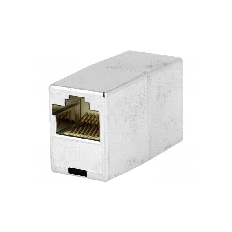 Adaptor Ecranat RJ45 8P8C Soclu Dual | Electronic-mag.ro | Componente Electronice