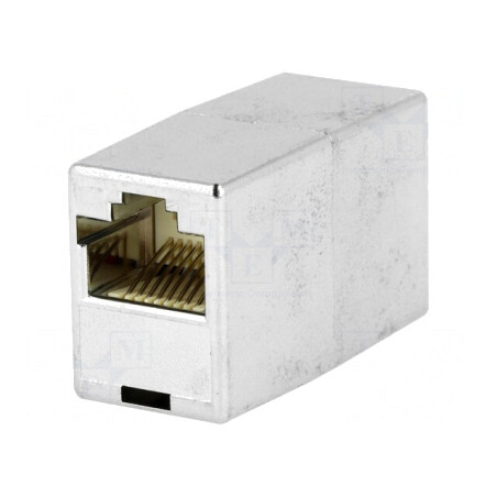 Adaptor Ecranat RJ45 8P8C Soclu Dual | Electronic-mag.ro | Componente Electronice