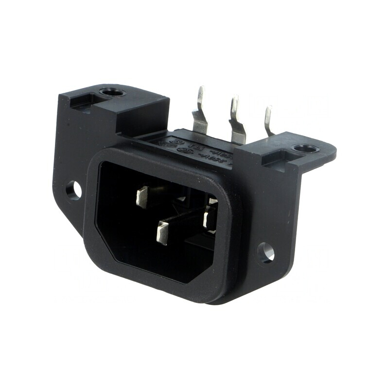 Conector Alimentare AC Tată 10A 250VAC IEC 60320 | Electronic-mag.ro | Componente Electronice Conector Alimentare AC Tată 10A 250VAC IEC 60320 | Electronic-mag.ro | Componente Electronice