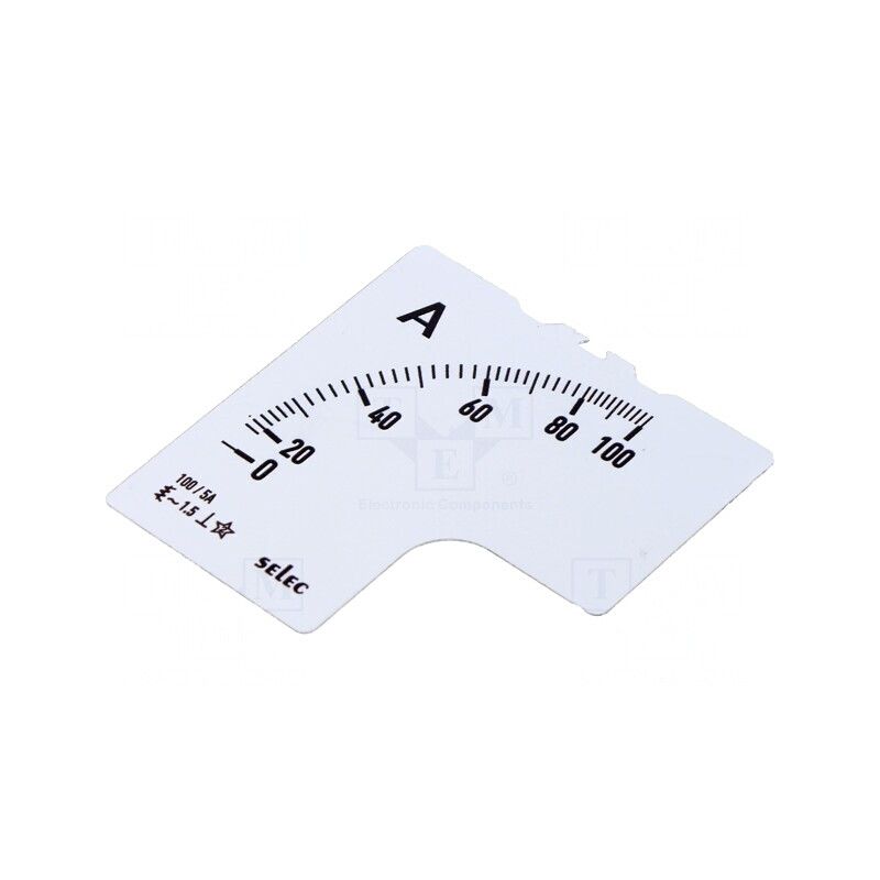 Scală Ampermetru Analogic 0-300A 90° | Electronic-mag.ro | Componente Electronice