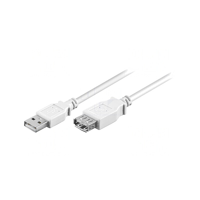 Cablu USB 2.0 A-A 0.6m Alb PVC | Electronic-mag.ro | Componente Electronice Cablu USB 2.0 A-A 0.6m Alb PVC | Electronic-mag.ro | Componente Electronice