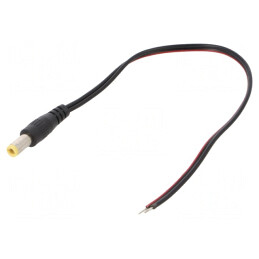 Cablu Alimentare DC 0.2m Negru 2x0.5mm2 5.5/2.5 | Electronic-mag.ro | Componente Electronice