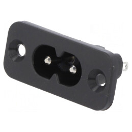 Conector Alimentare AC IEC 60320 2,5A 250V | Electronic-mag.ro | Componente Electronice
