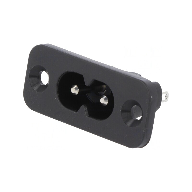 Conector Alimentare AC IEC 60320 2,5A 250V | Electronic-mag.ro | Componente Electronice
