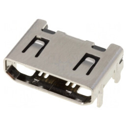 Mini HDMI Soclu 19 PIN Aurit | Electronic-mag.ro | Componente Electronice