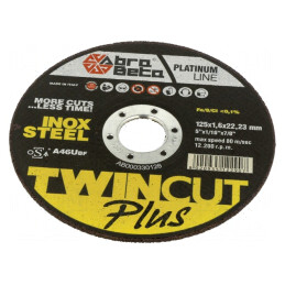 Disc de Tăiere 125mm 22,23mm 1,6mm | Electronic-mag.ro | Componente Electronice
