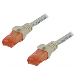 Patch Cord Ethernet Gri 1m Cat6 LSZH | Electronic-mag.ro | Componente Electronice