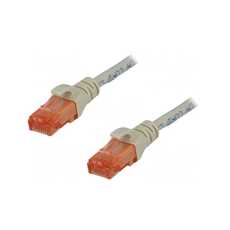 Patch Cord Ethernet Gri 1m Cat6 LSZH | Electronic-mag.ro | Componente Electronice
