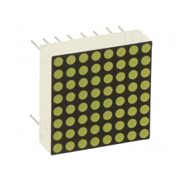 Afișaj LED Matrice 8x8 Alb 20x20mm 2,9-3,4V | Electronic-mag.ro | Componente Electronice