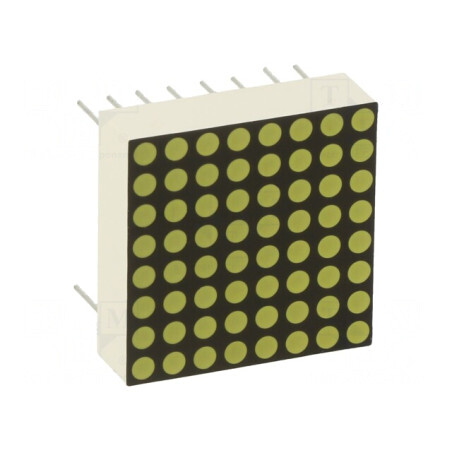 Afișaj LED Matrice 8x8 Alb 20x20mm 2,9-3,4V | Electronic-mag.ro | Componente Electronice