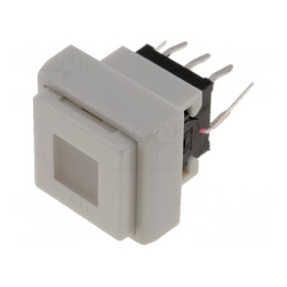 Comutator Tastatură Alb LED 2 Poz 0.1A 30VDC | Electronic-mag.ro | Componente Electronice