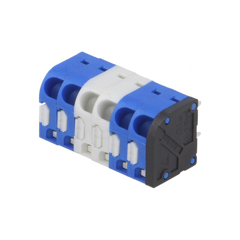Regletă de conexiuni PCB 45° 3,5mm 6 piste 5A | Electronic-mag.ro | Componente Electronice