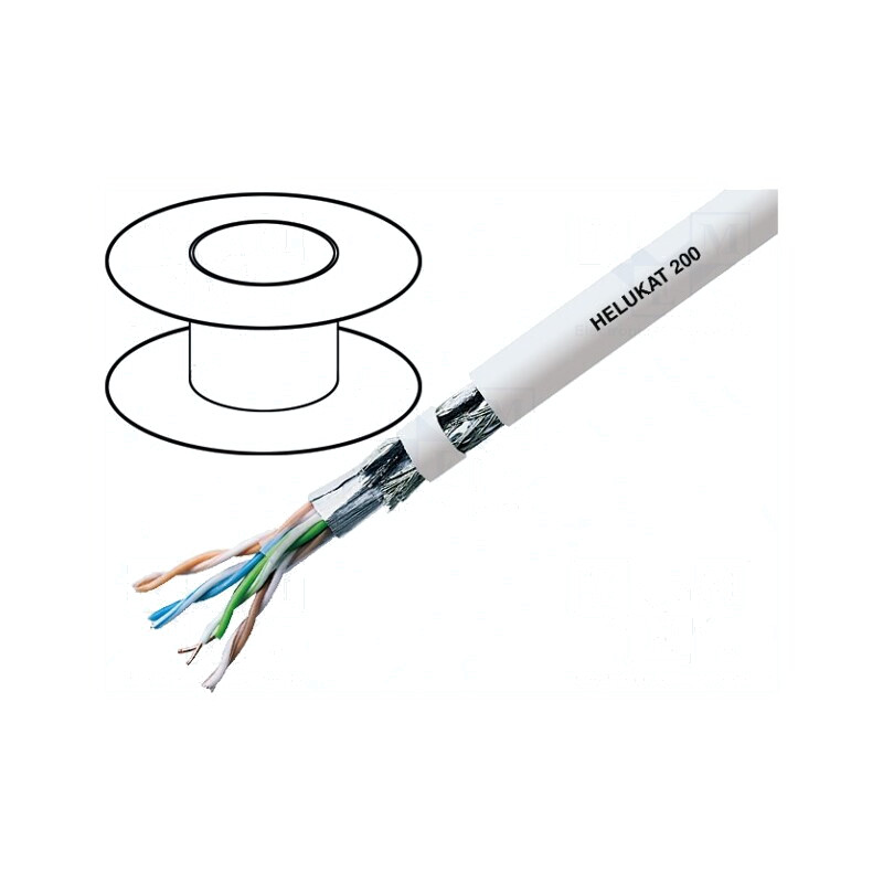 Cablu de Rețea SF/UTP Cat5e 100m Gri | Electronic-mag.ro | Componente Electronice Cablu de Rețea SF/UTP Cat5e 100m Gri | Electronic-mag.ro | Componente Electronice