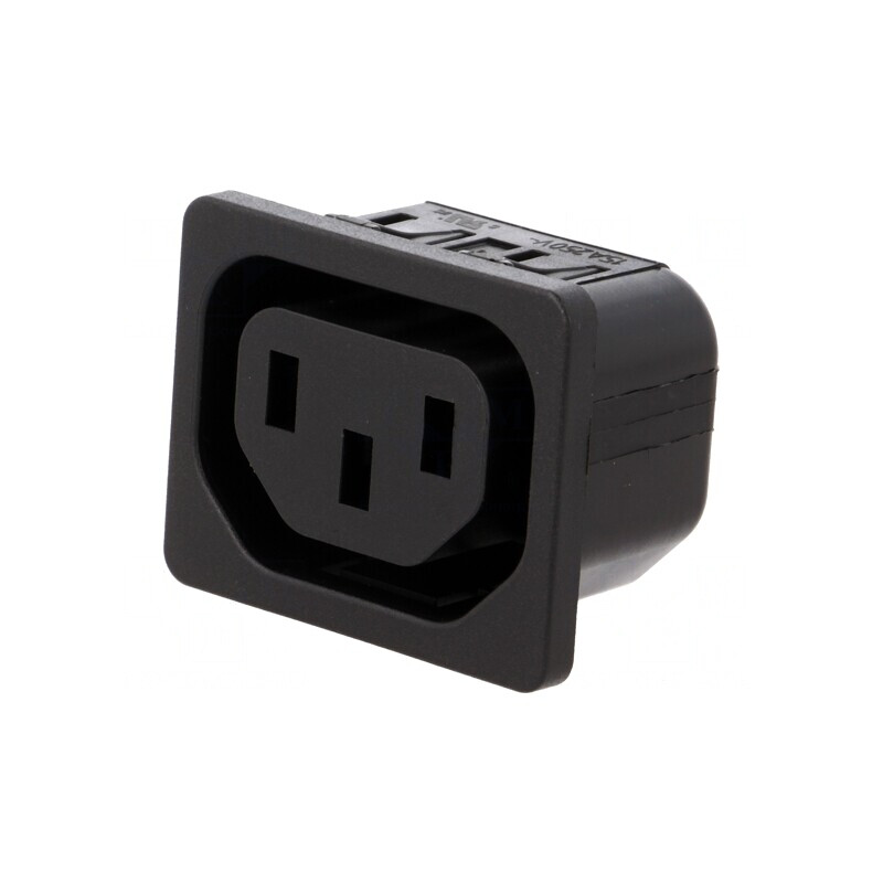 Conector Alimentare AC Mamă 10A 250V  | Electronic-mag.ro | Componente Electronice