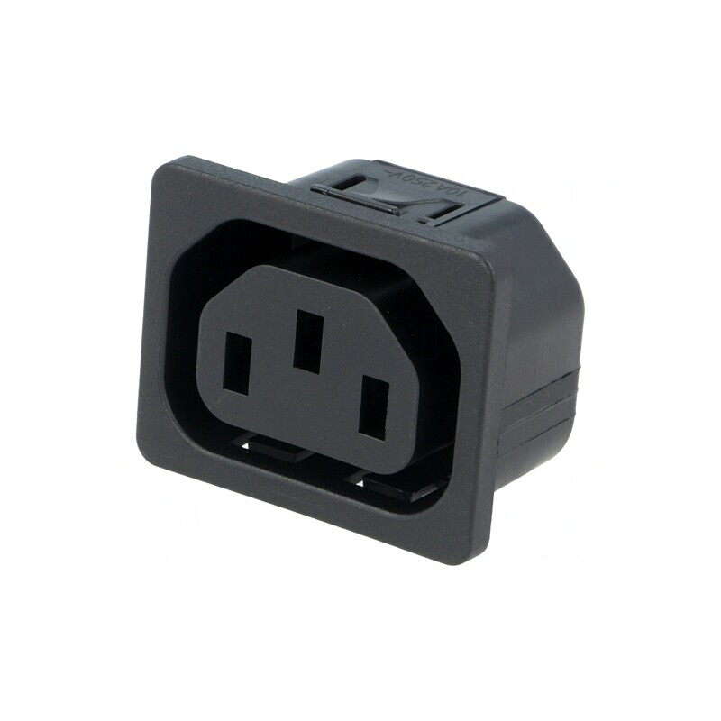 Conector Alimentare AC Soclu Mamă 10A 250V IEC 60320 IP30 | Electronic-mag.ro | Componente Electronice Conector Alimentare AC Soclu Mamă 10A 250V IEC 60320 IP30 | Electronic-mag.ro | Componente Electronice