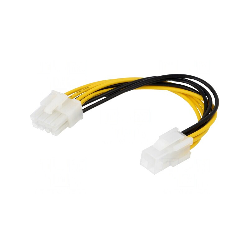 Cablu Alimentare ATX P4 la EPS 8pin 0,15m | Electronic-mag.ro | Componente Electronice