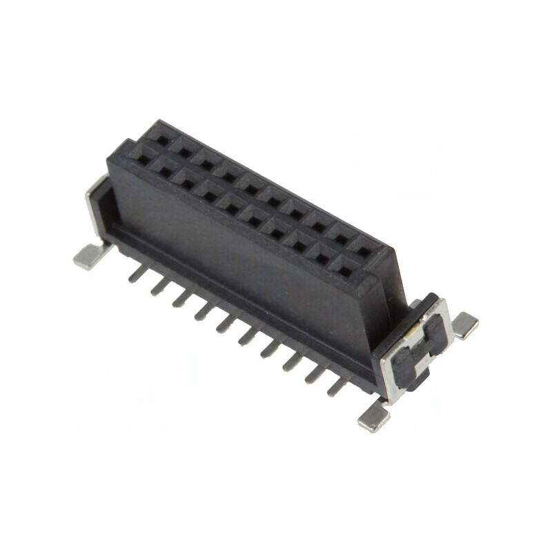 Conector PCB-PCB Mamă 20 PIN 1.27mm Termoplastic | Electronic-mag.ro | Componente Electronice
