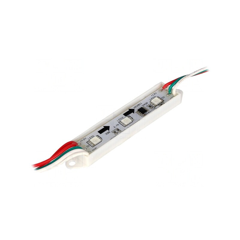 LED RGB 120° 3 Diode 12V SMD 75x15mm | Electronic-mag.ro | Componente Electronice