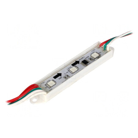 LED RGB 120° 3 Diode 12V SMD 75x15mm | Electronic-mag.ro | Componente Electronice