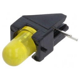 LED Galben 5mm 20mA 60° | Electronic-mag.ro | Componente Electronice
